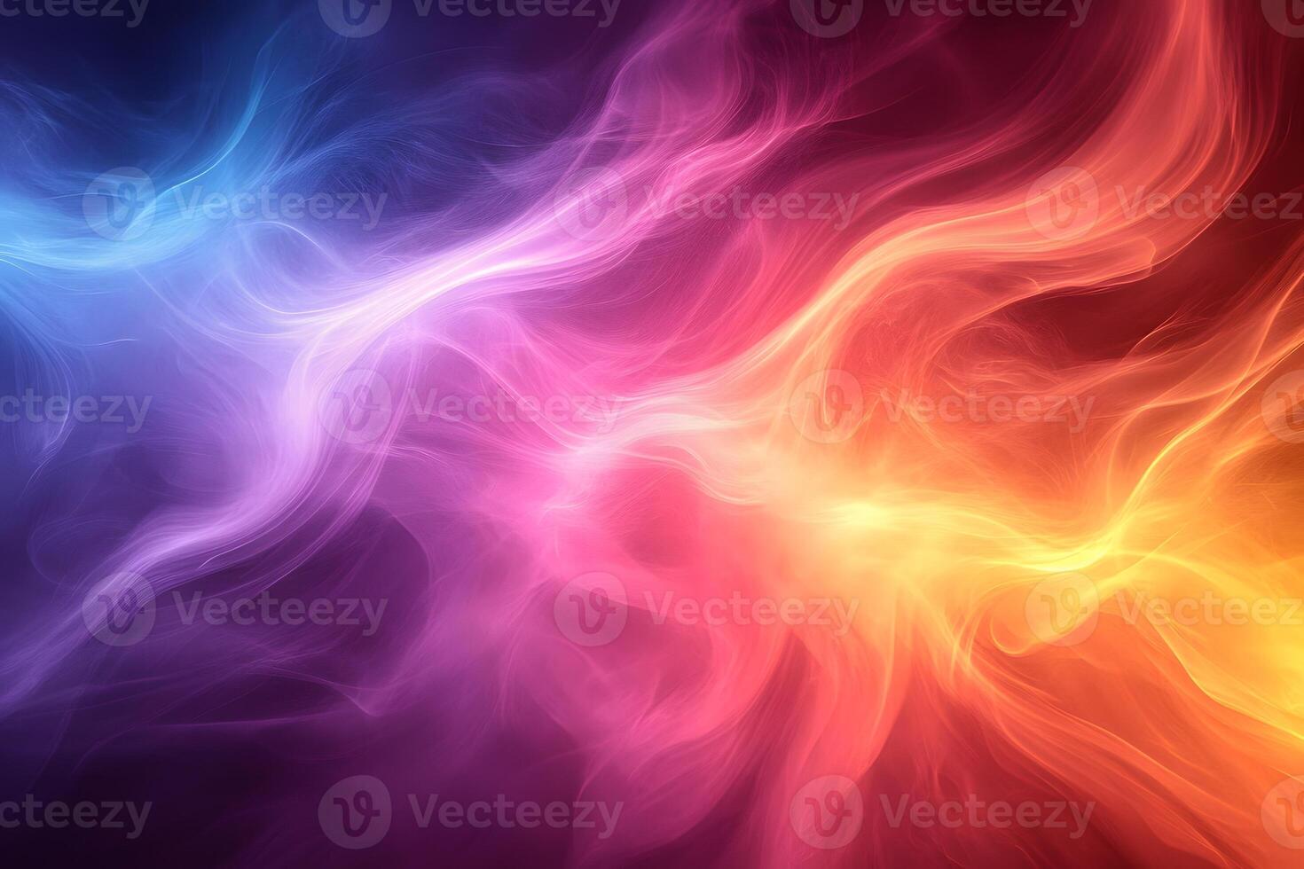 Vibrant Colorful Wave Abstract Art for Design, Poster, or Background photo