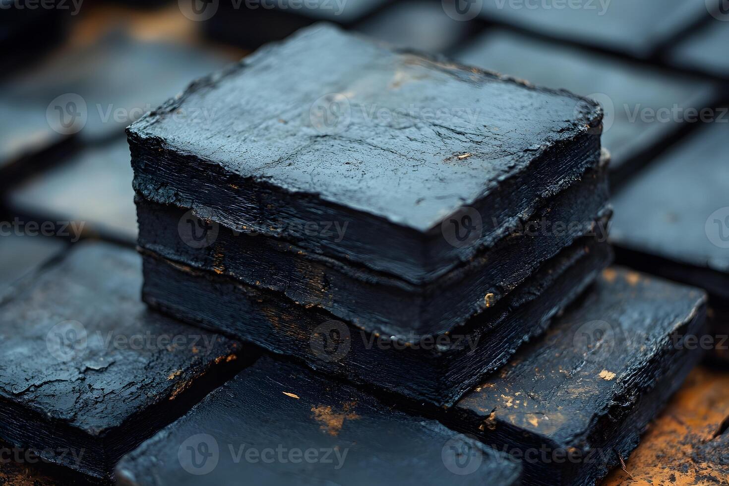 Industrial Use of Solid Bitumen Blocks in Construction and Paving photo