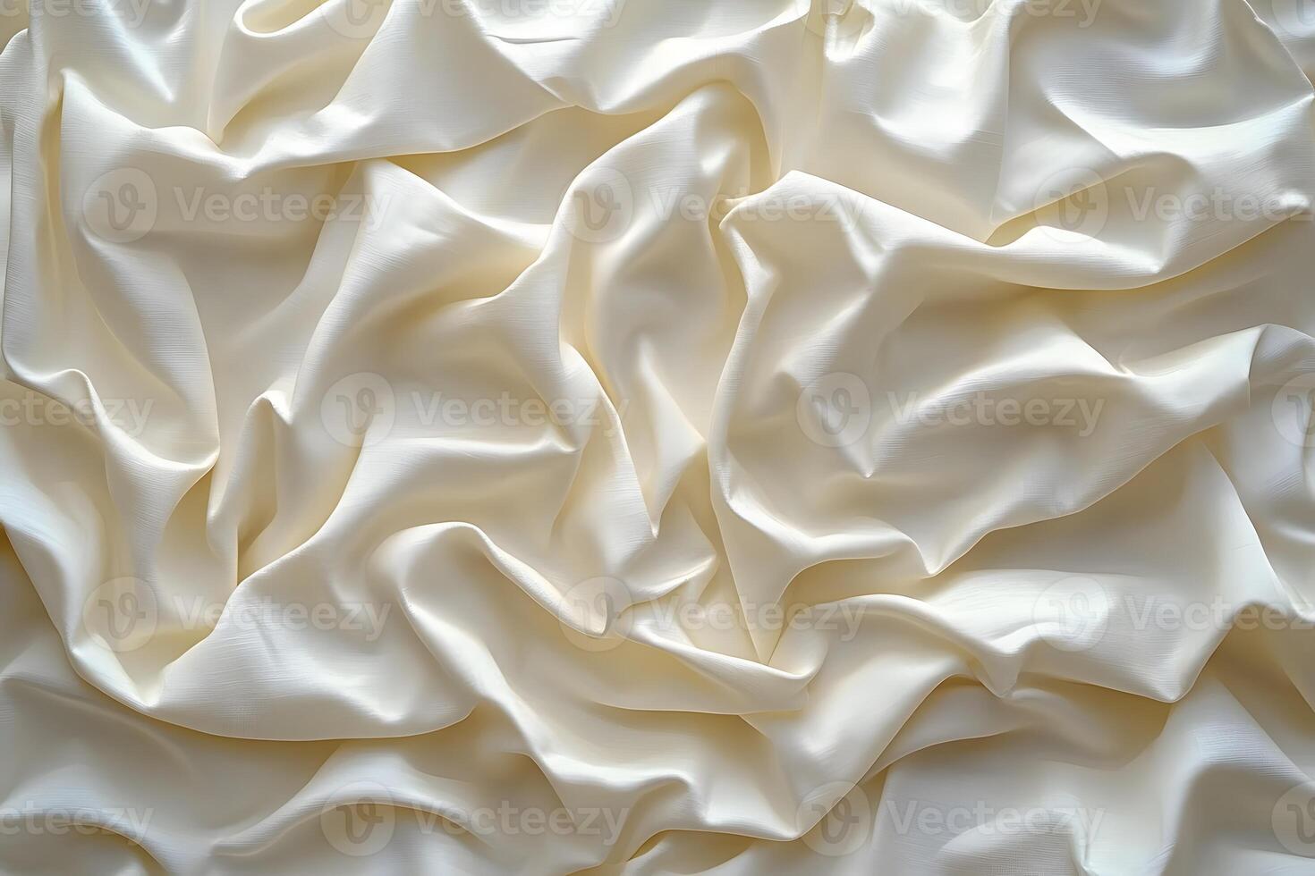 Elegant Cream Silk Fabric Background for Design and Decoration photo