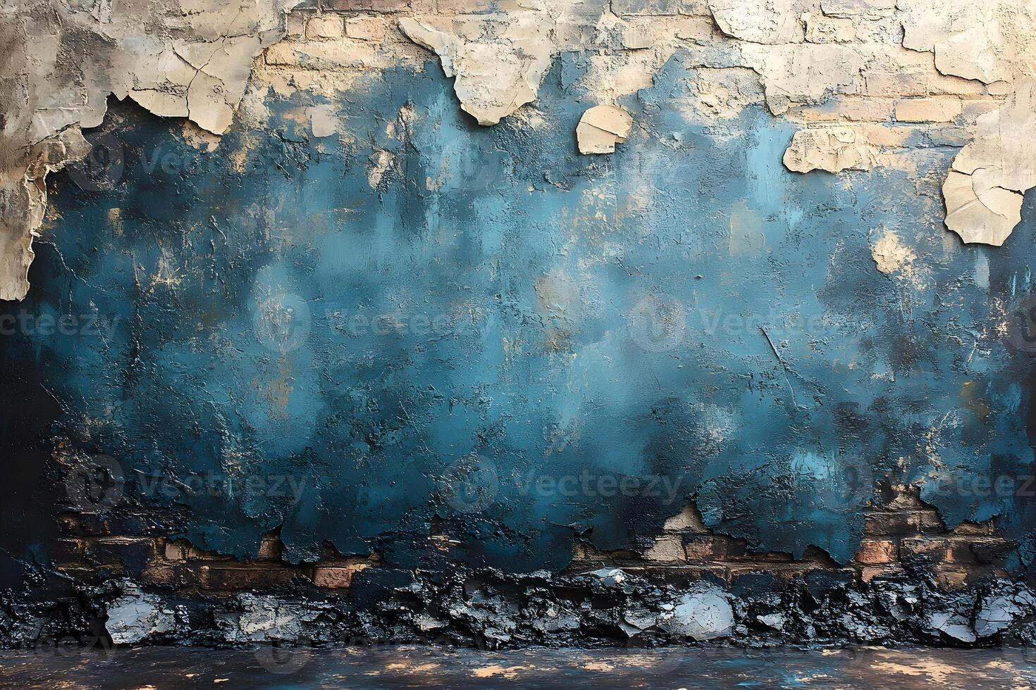 Rustic Peeling Paint Wall Texture for Artistic Backgrounds and Design Projects photo