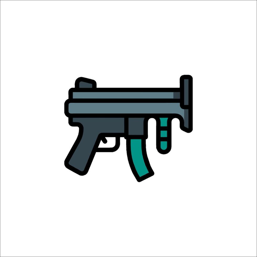 A gun icon on a white background vector