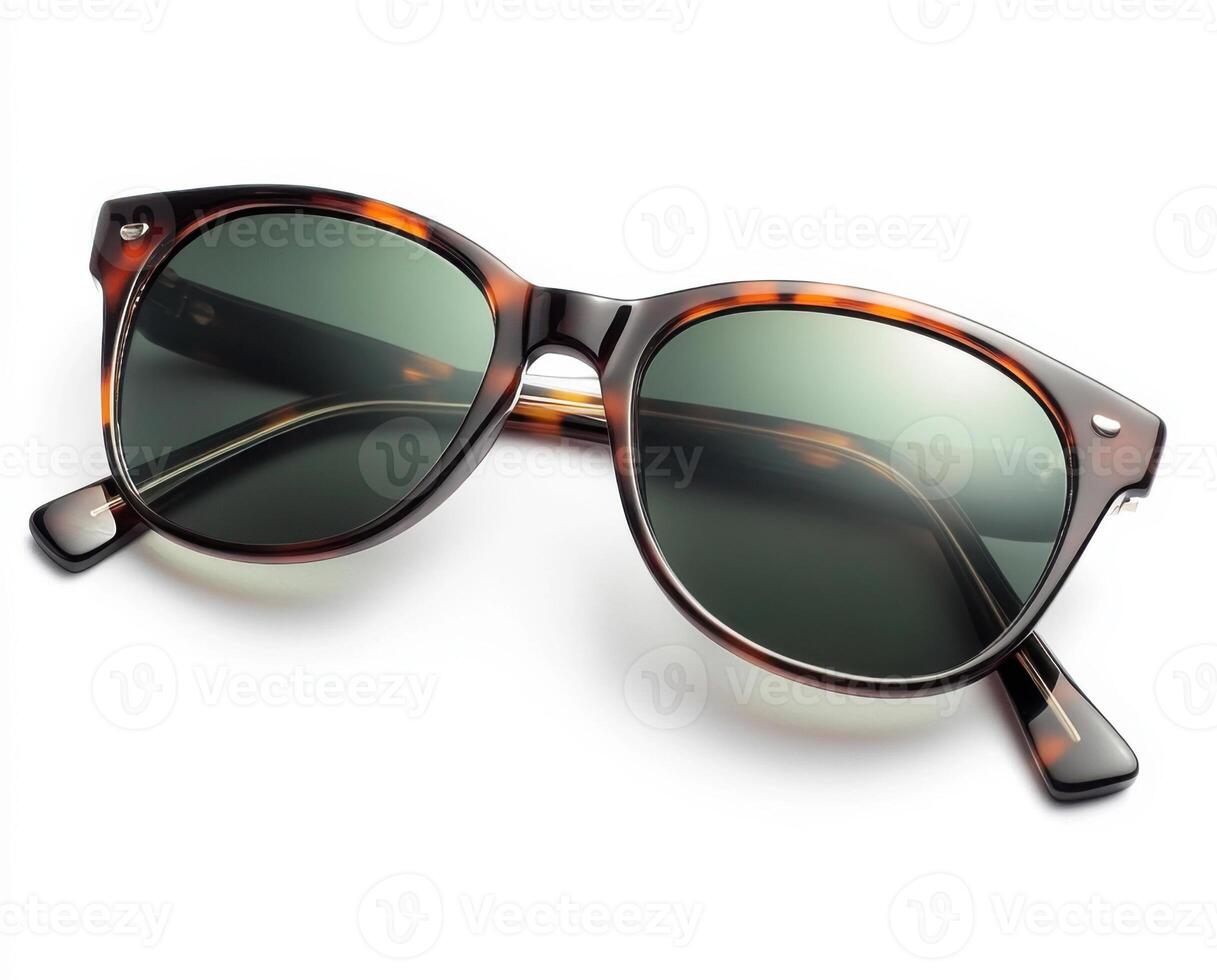 Stylish tortoiseshell sunglasses designed for a cool summer outing under bright sunlight photo