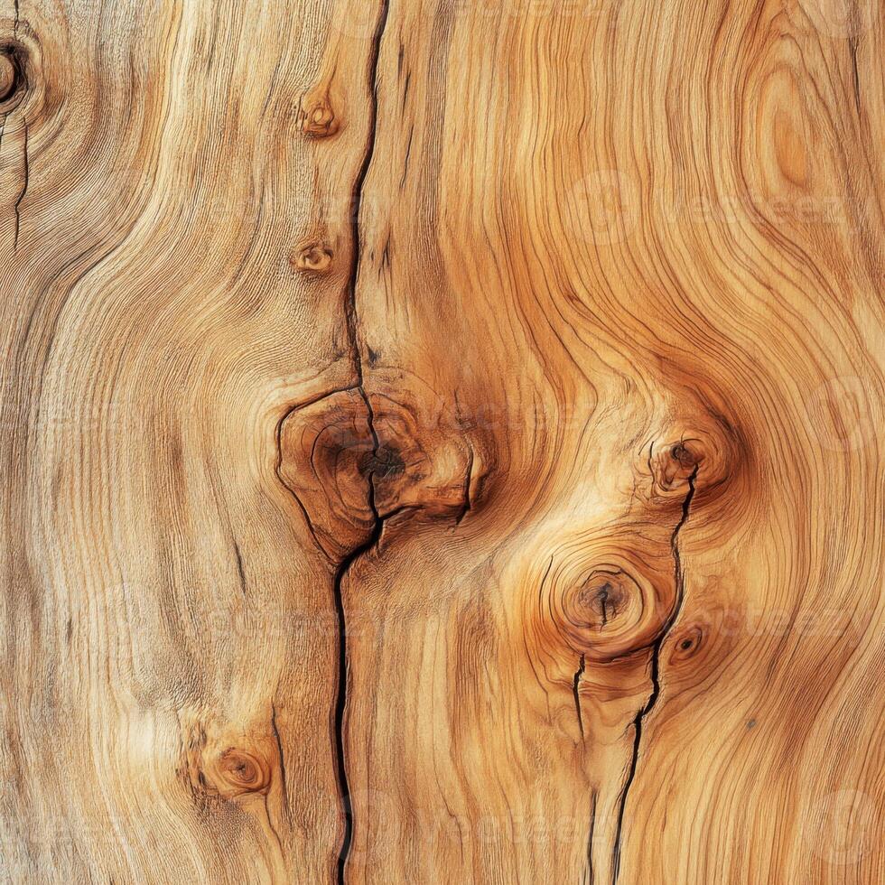 Textured wood close-up displaying intricate patterns and rich hues found in natural timber photo