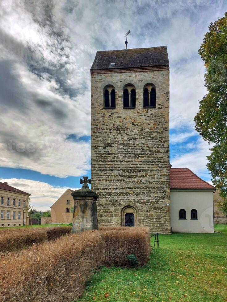 St Pancras church in the small town of Welsleben in Germany photo