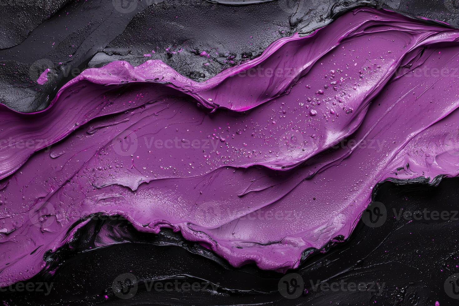 Abstract purple and black paint texture background photo