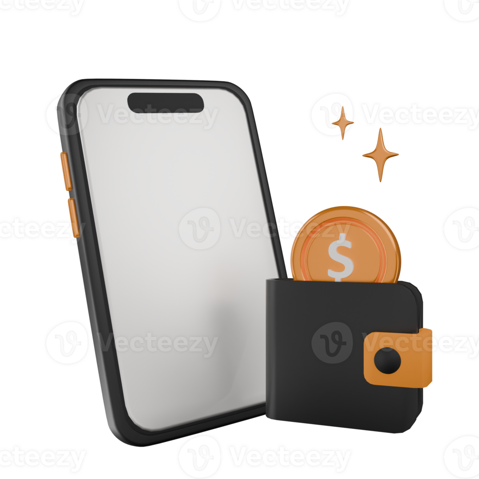 Mobile wallet icon png