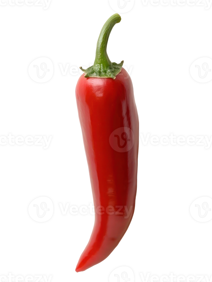 Spicy Red Chili Pepper Hot Food Ingredient Isolated png