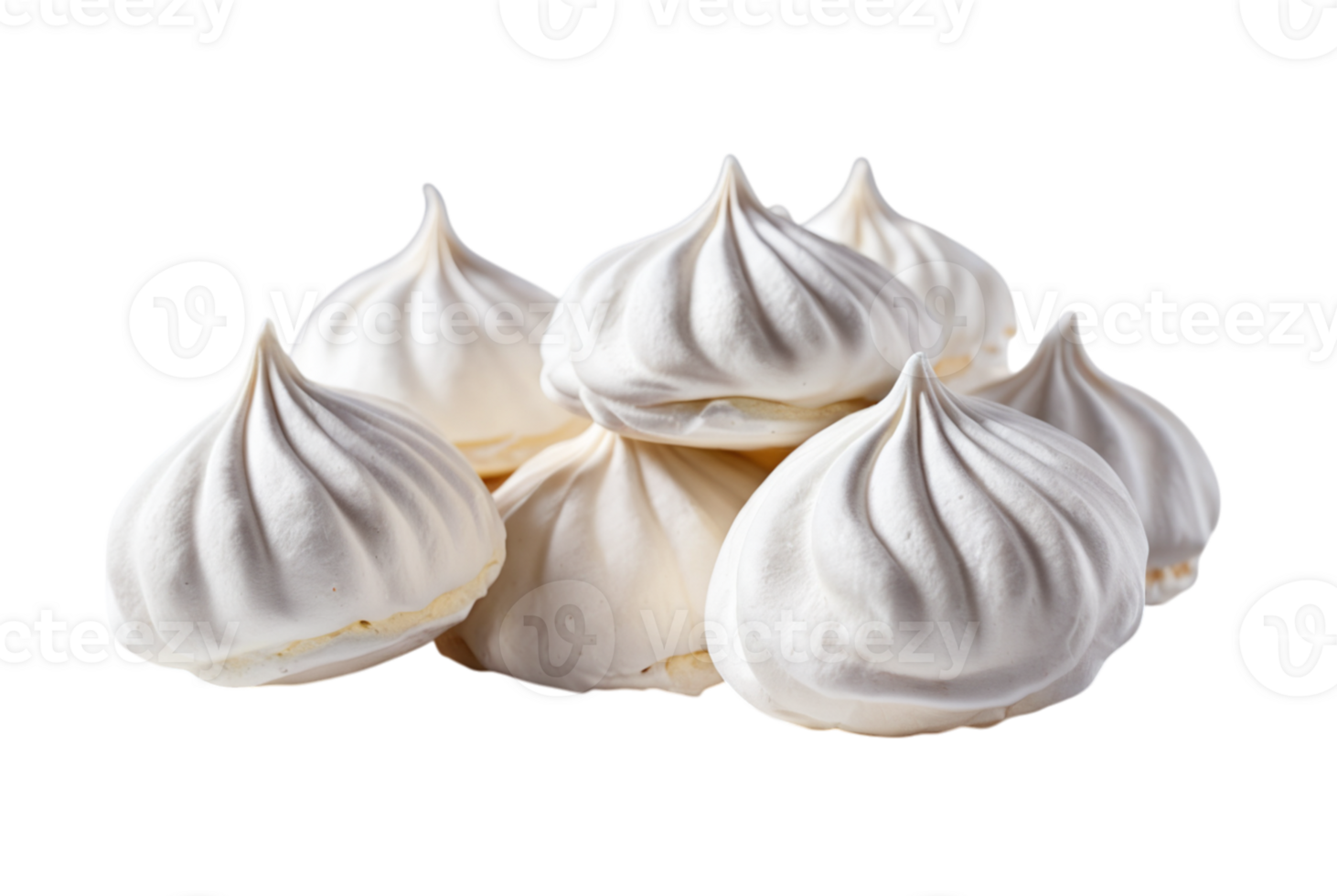 Meringue Zephyr Marshmallow Sweet Dessert Delight png