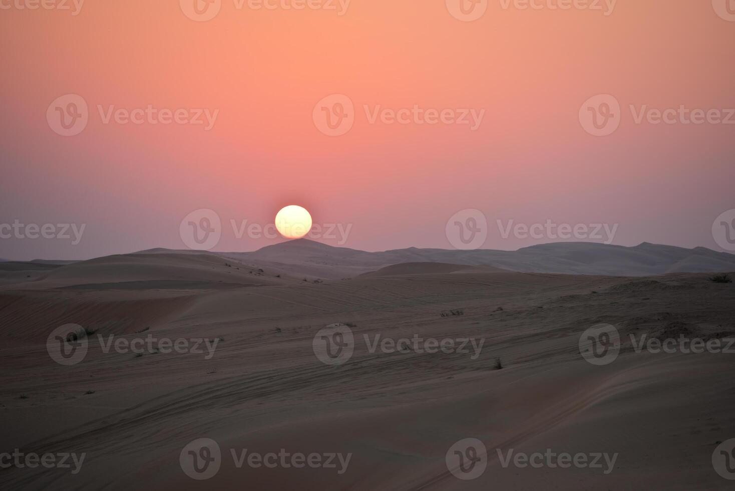 Desert dunes in Liwa, United Arab Emirates photo