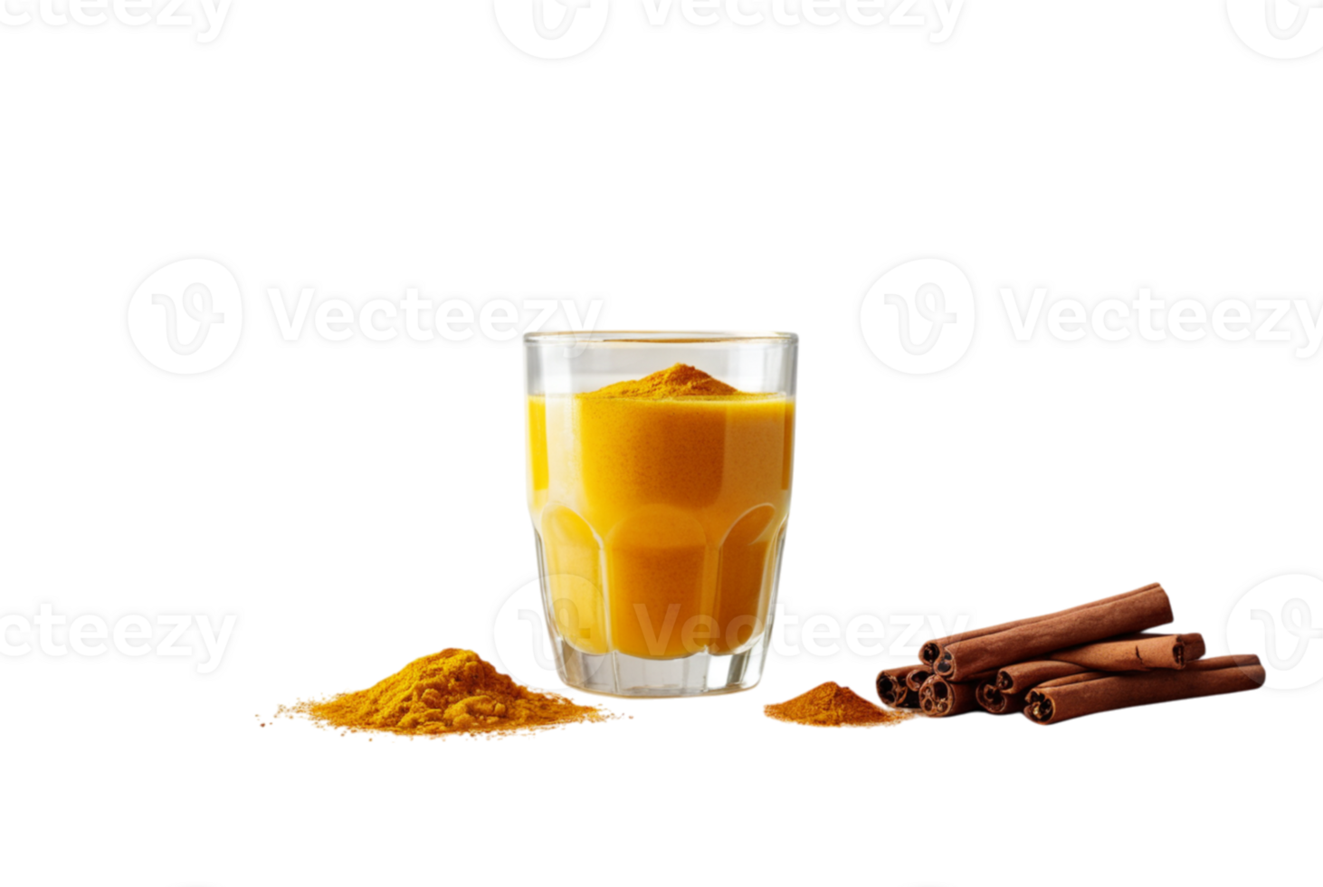 A velvety turmeric-infused drink dusted with cinnamon is pure liquid gold png