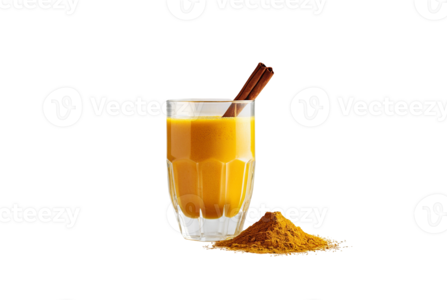 A velvety turmeric-infused drink dusted with cinnamon enhances cozy moments png
