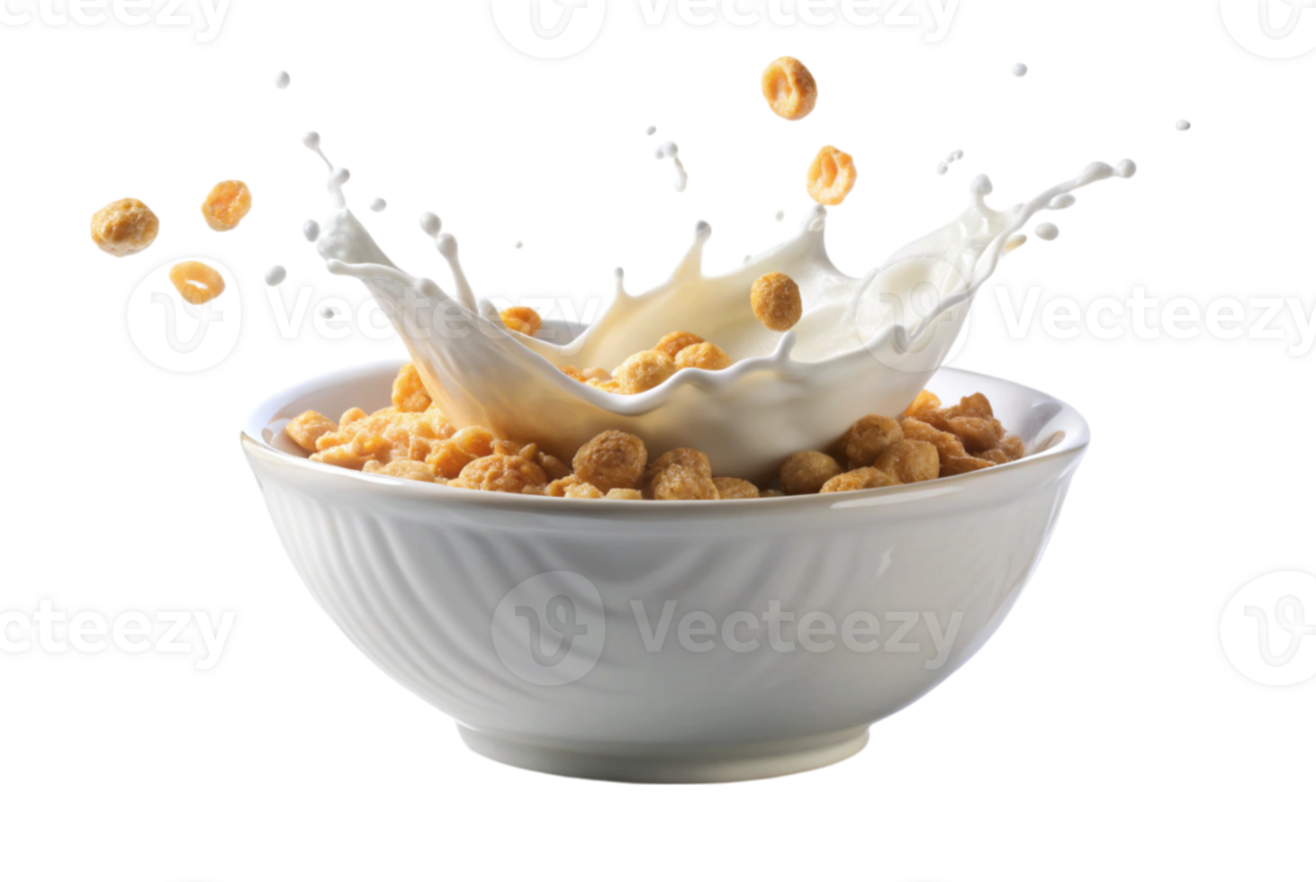 A splash of milk and crispy cereal makes mornings brighter png