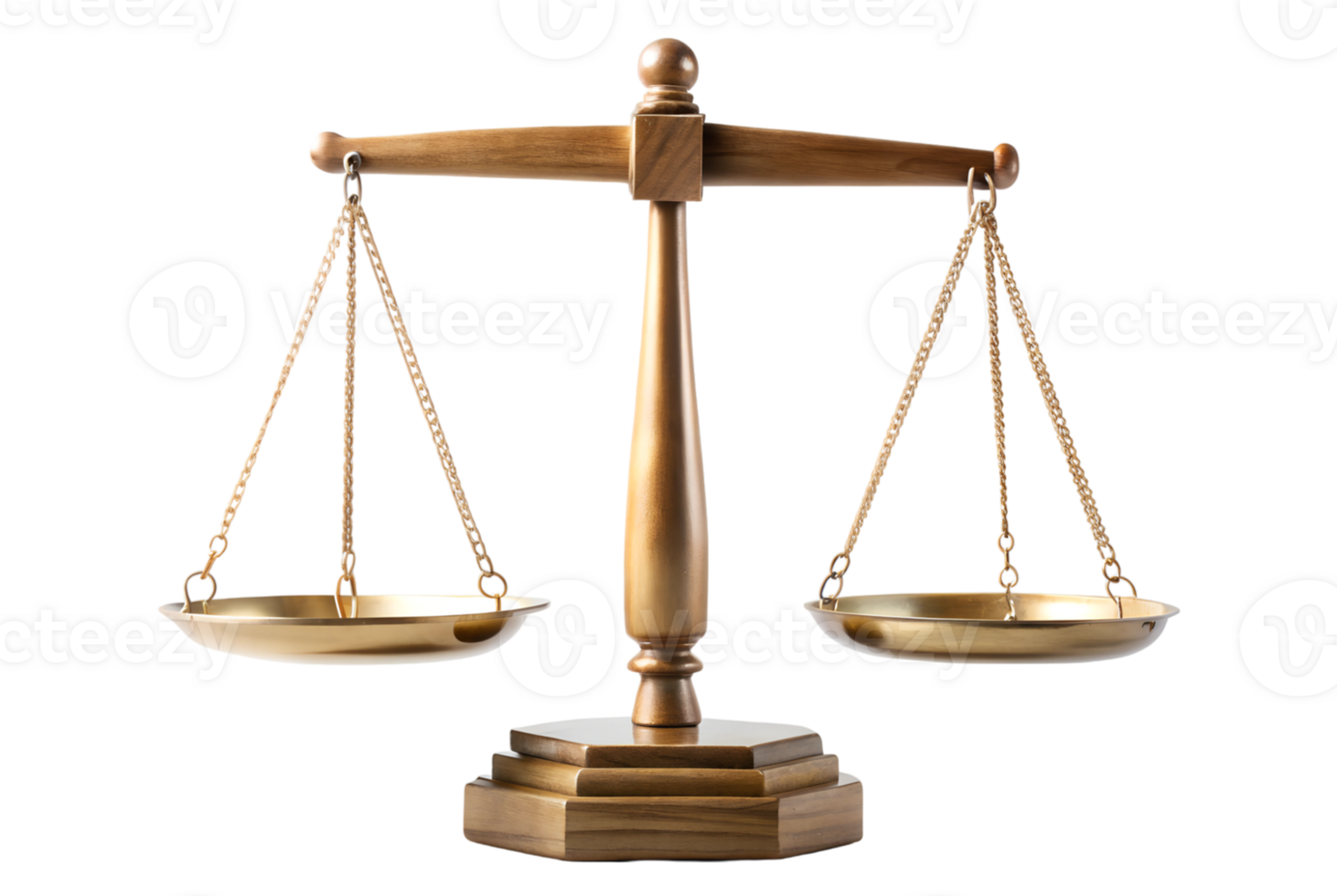 A wooden scale symbolizing justice and balance embodies moral integrity png