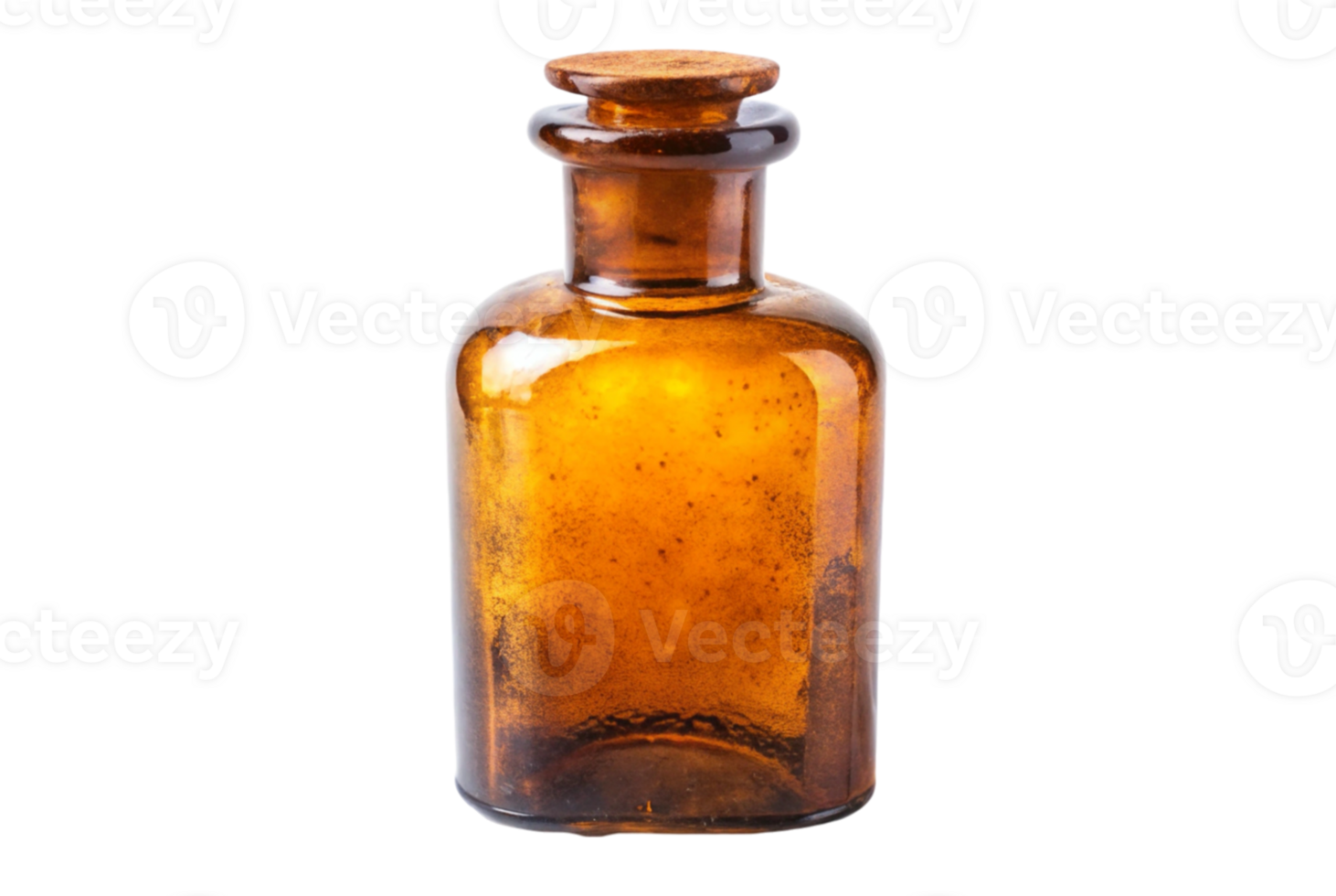 Antique medicinal potion bottle perfect for collectors display png