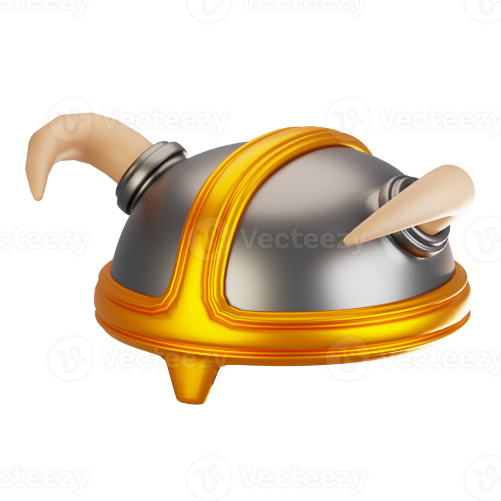 3d rendering adventure game icon concept. 3d render war helmet icon png