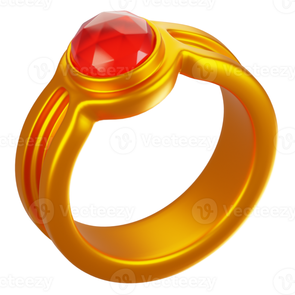 3d rendering adventure game icon concept. 3d render ring icon png