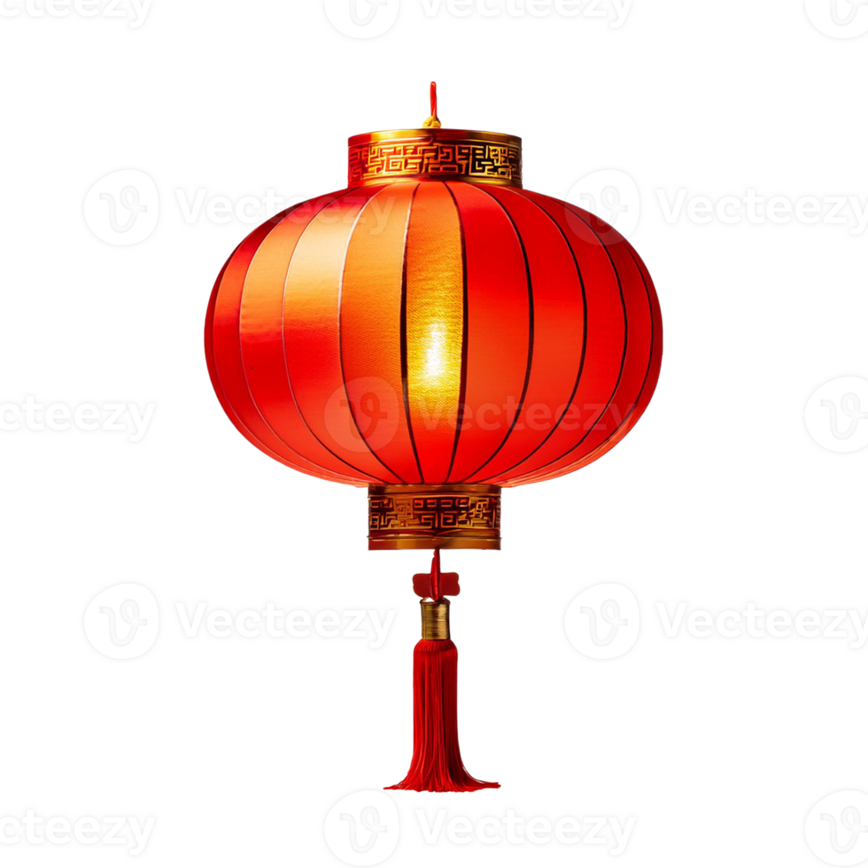 Traditional Chinese Lantern With Warm Glow png