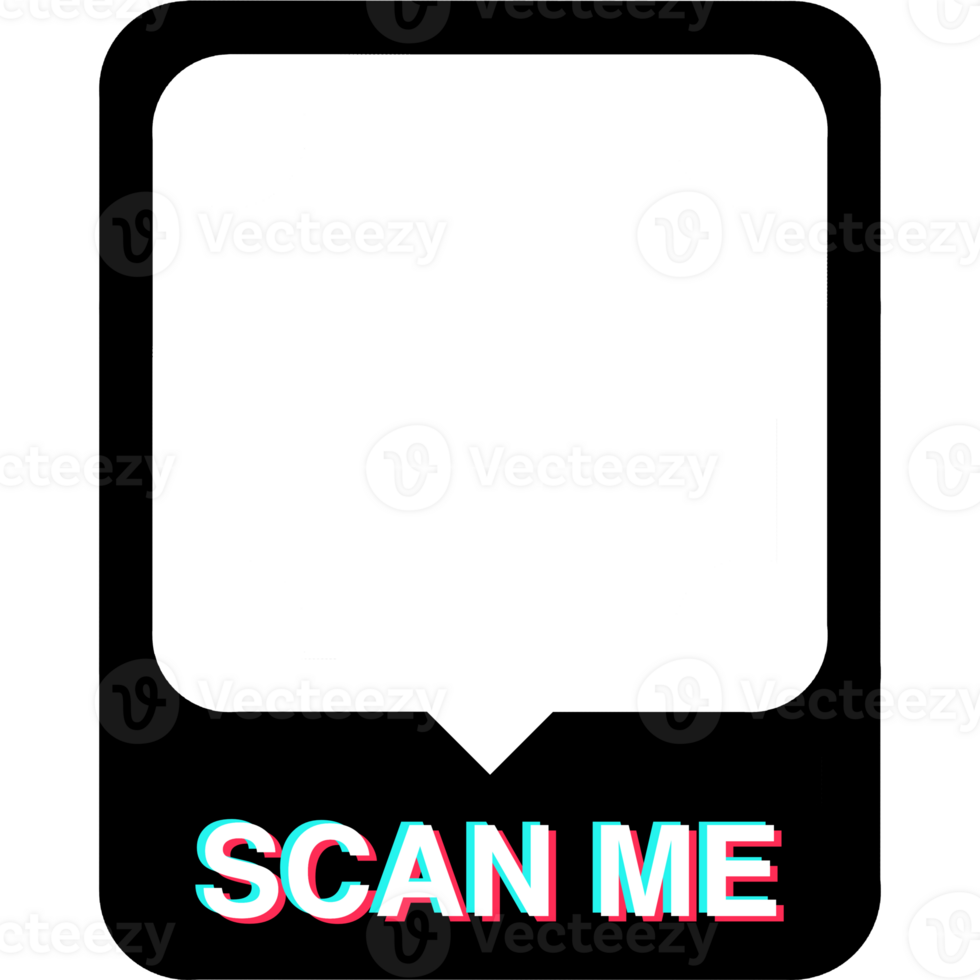 QR code frame. QR code. Scan me. Social media applications code. Mobile payment. png