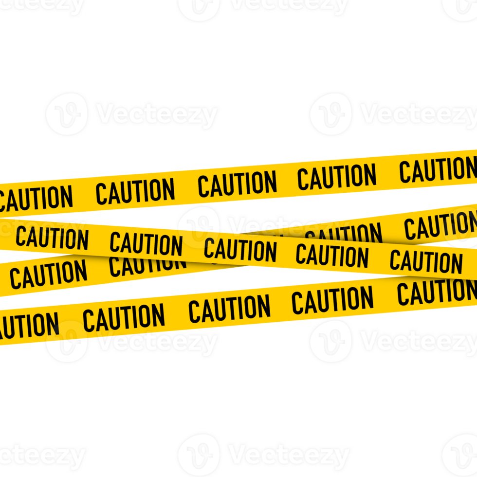 caution tape with yellow and black stripes. Caution signs. png