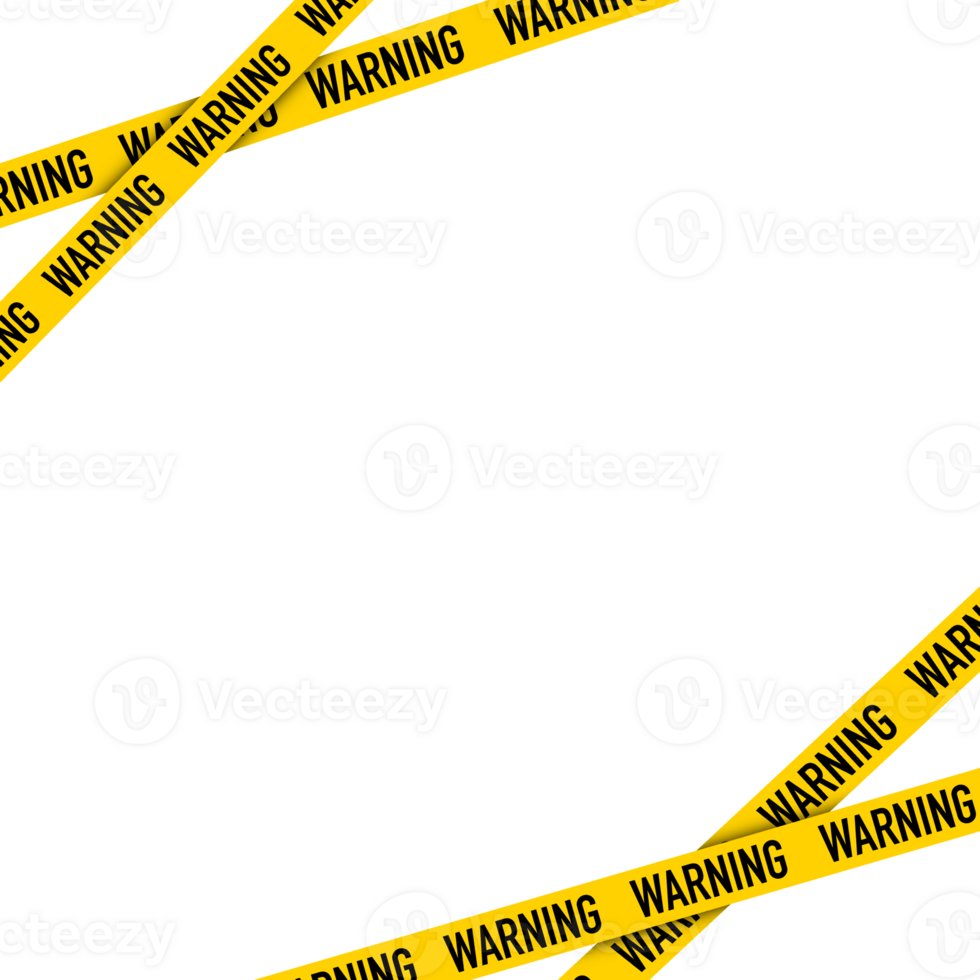 Warning tape zone do not cross png