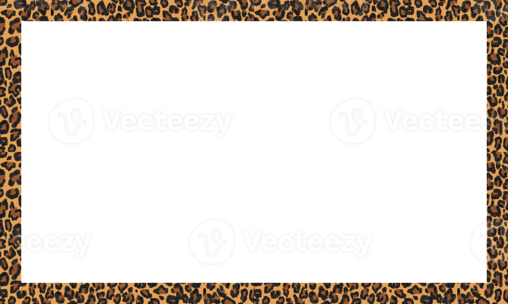 Leopard spots patterns frame. Animal prints patterns border frame. Leopard skin pattern png