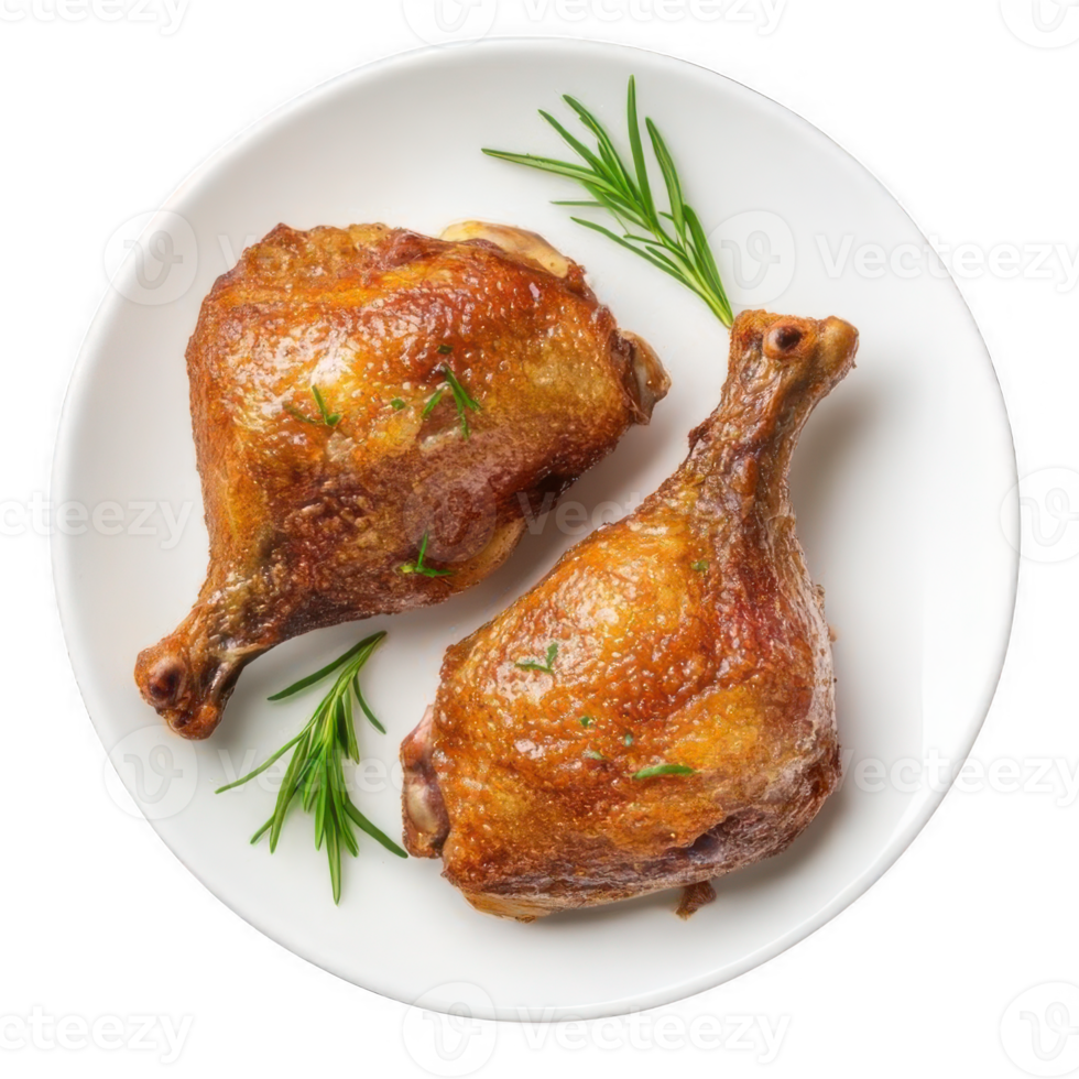 Duck Confit. French food png