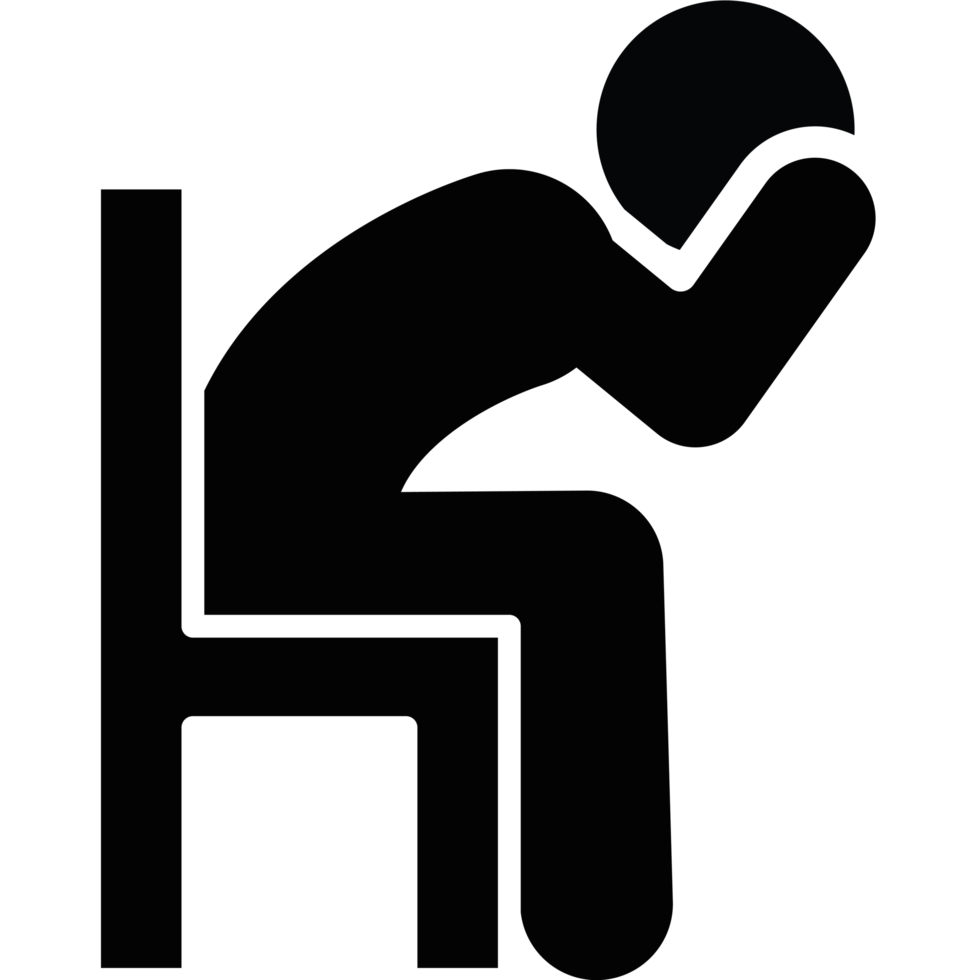 Earthquake protect your head icon png
