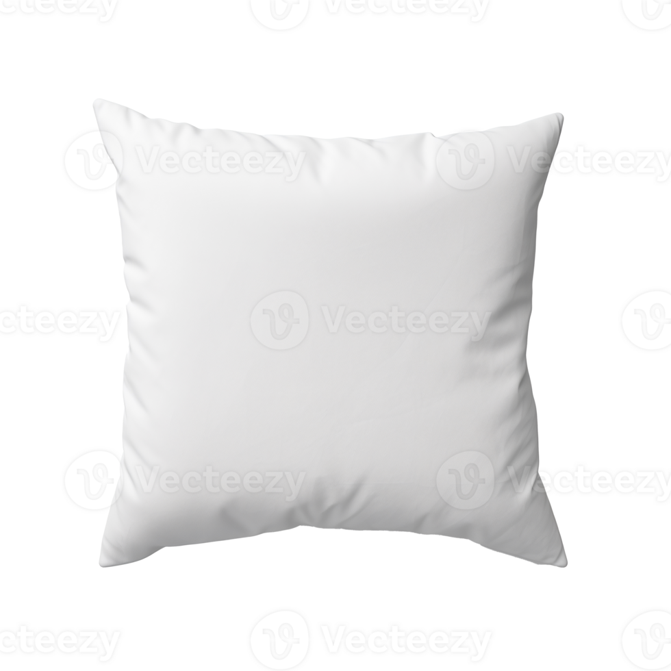 Isolated pillow. Template for mockup. Without background png