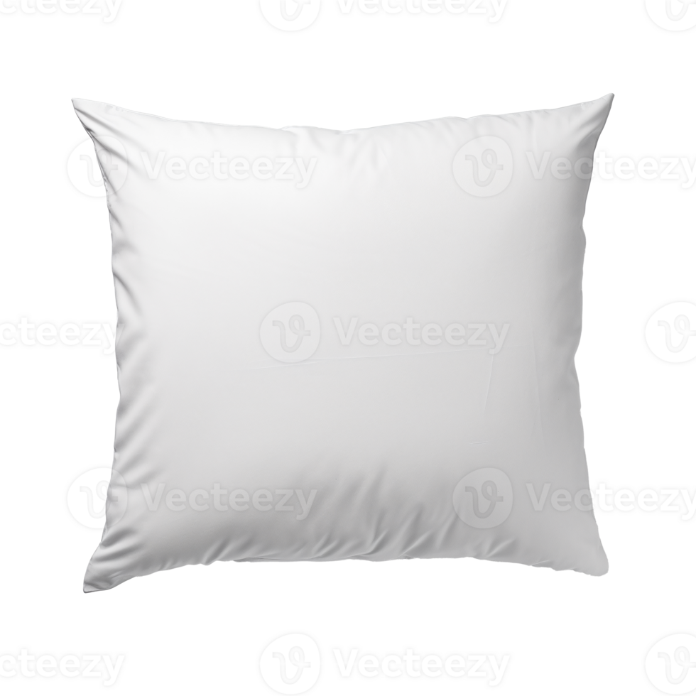 White pillow. Template for mockup. No background png