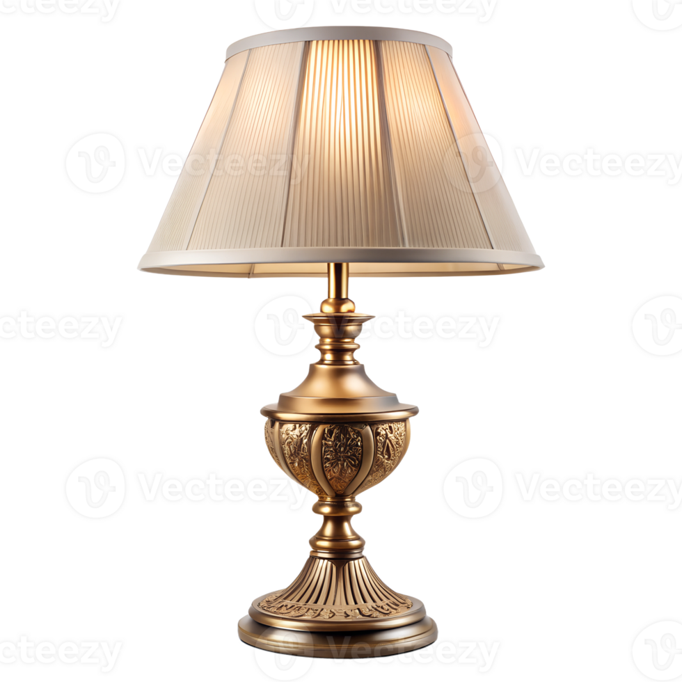 vintage bedside lamp png