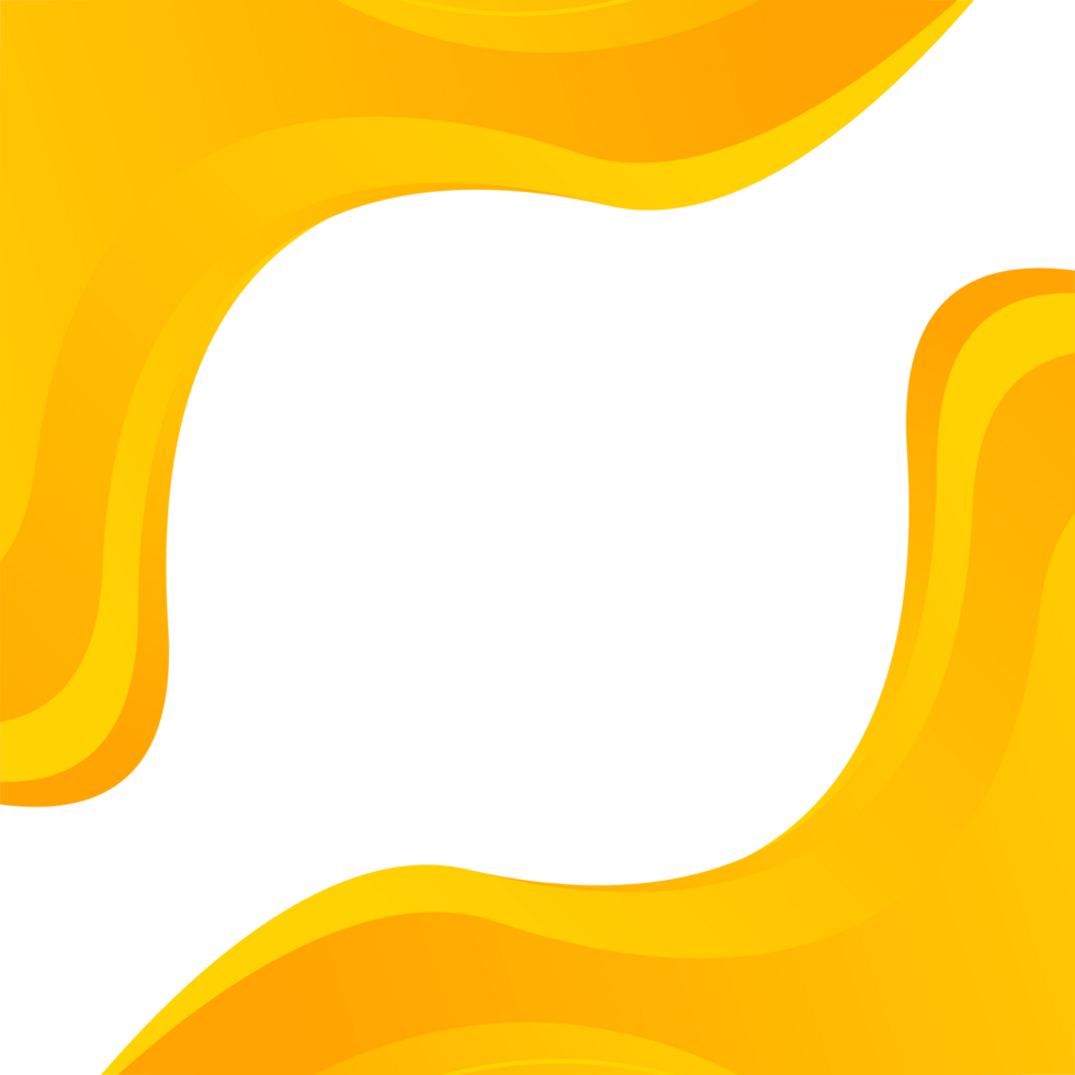 A yellow background with a wave png