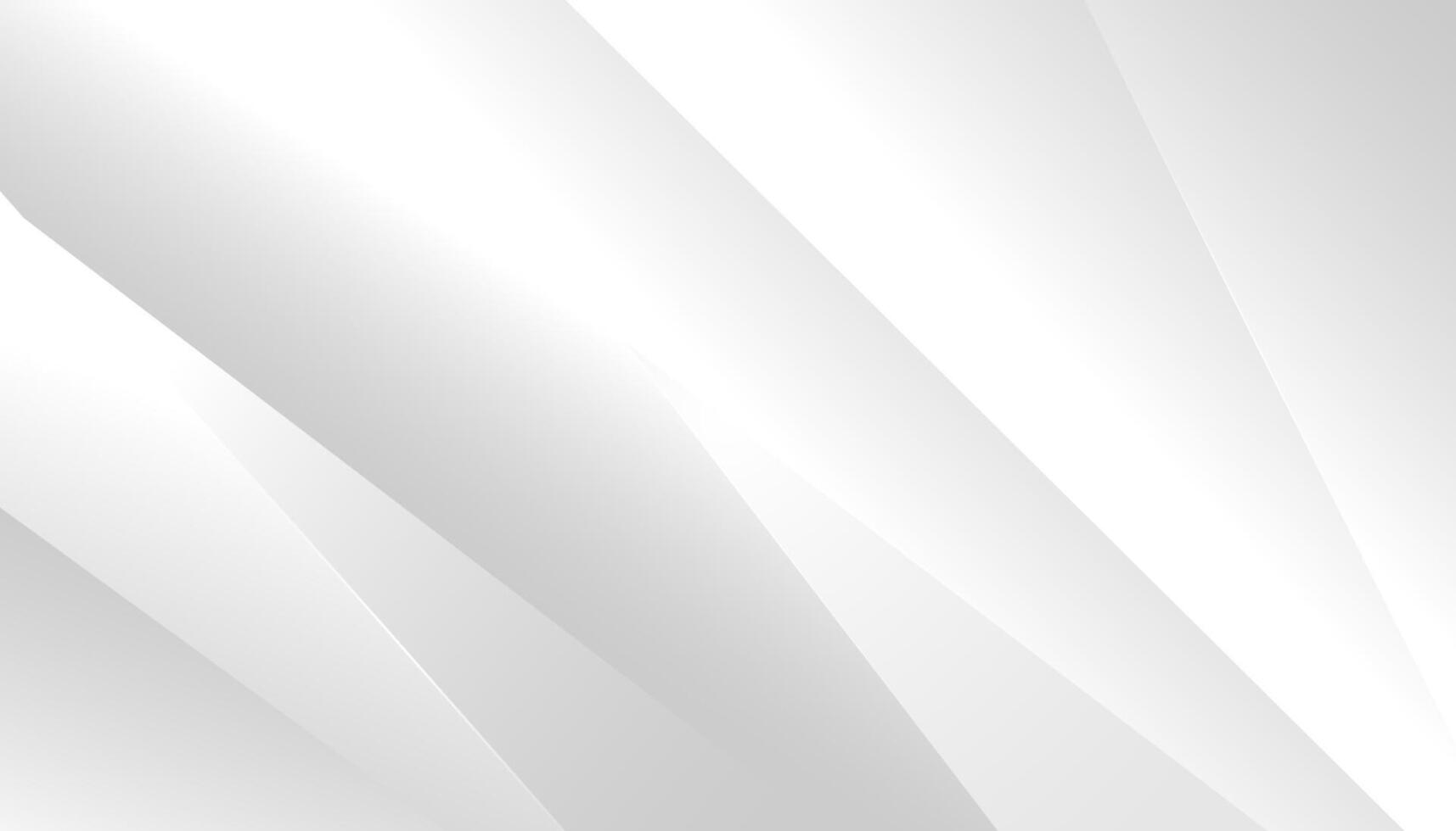 Abstract white and grey background with dynamic lines vector
