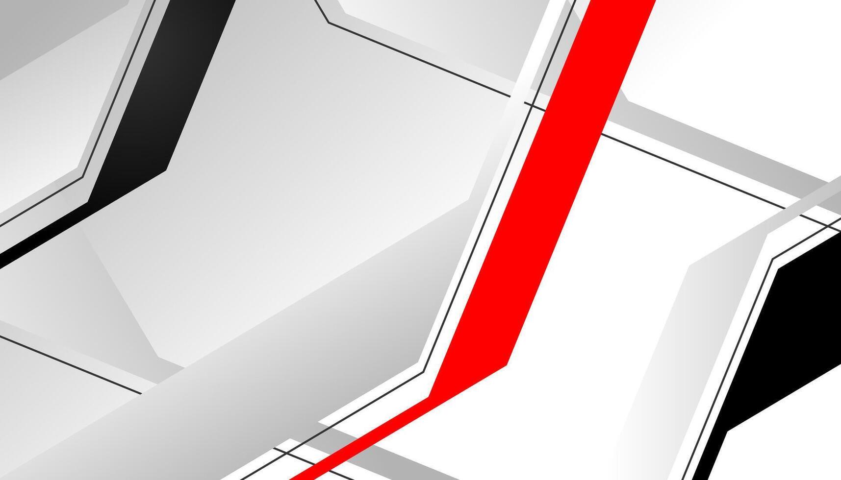 Abstract line red black background concept graphic design vector
