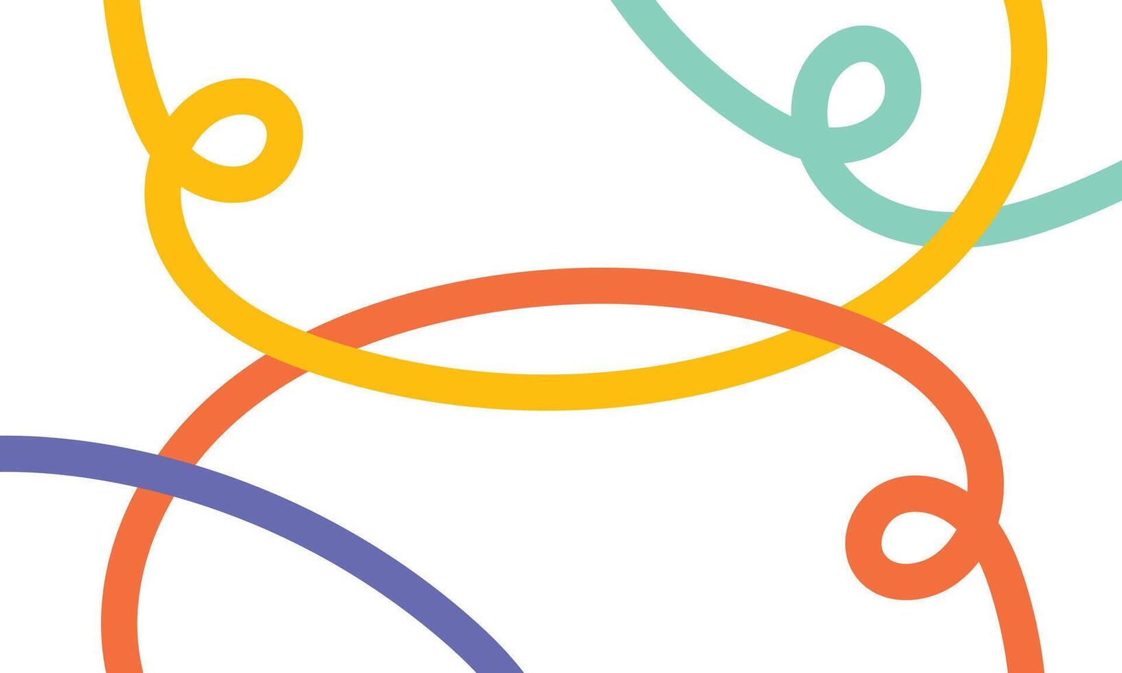 Background illustration line rope retro unique design abstract vector