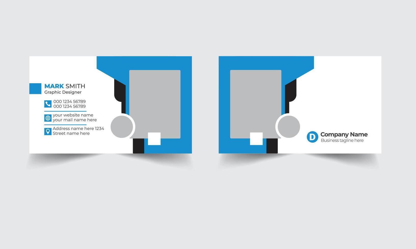 Creative Corporate Business Card Template vector