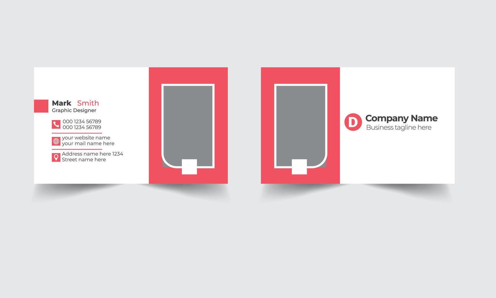 Modern Creative and Clean Business Card Template vector