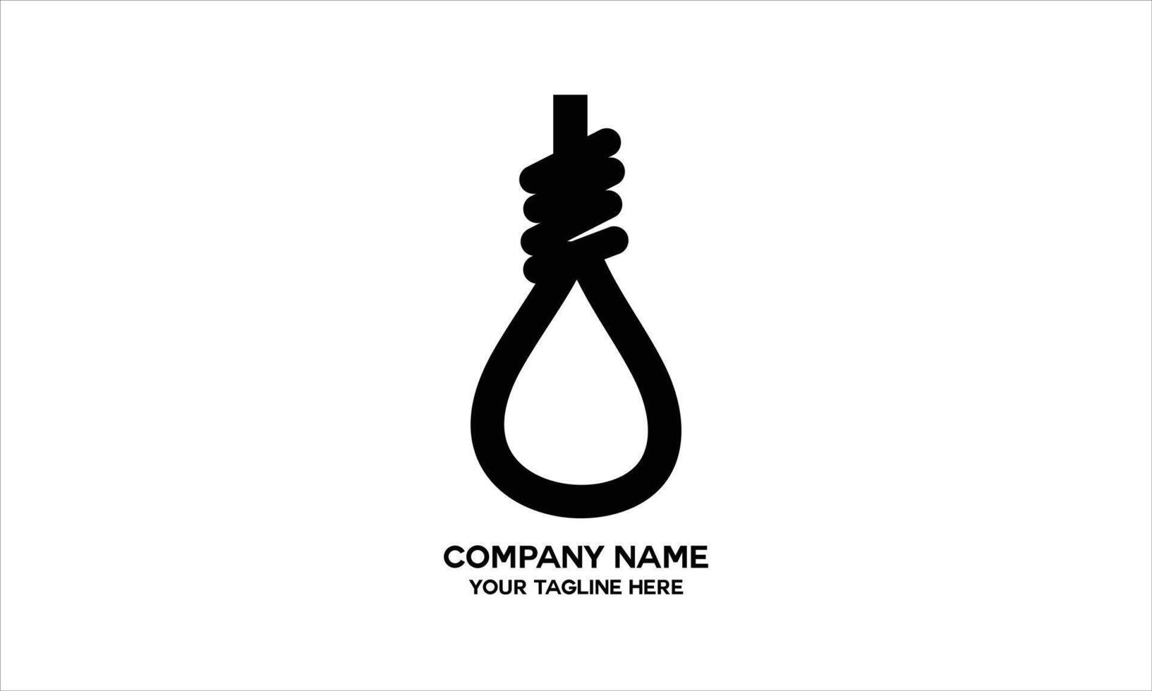 hanging rope icon vector