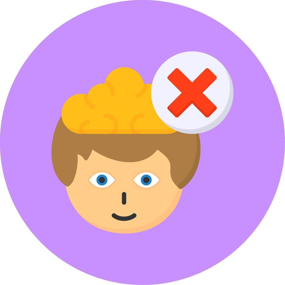 Crossmark Flat Circle Style Icon vector