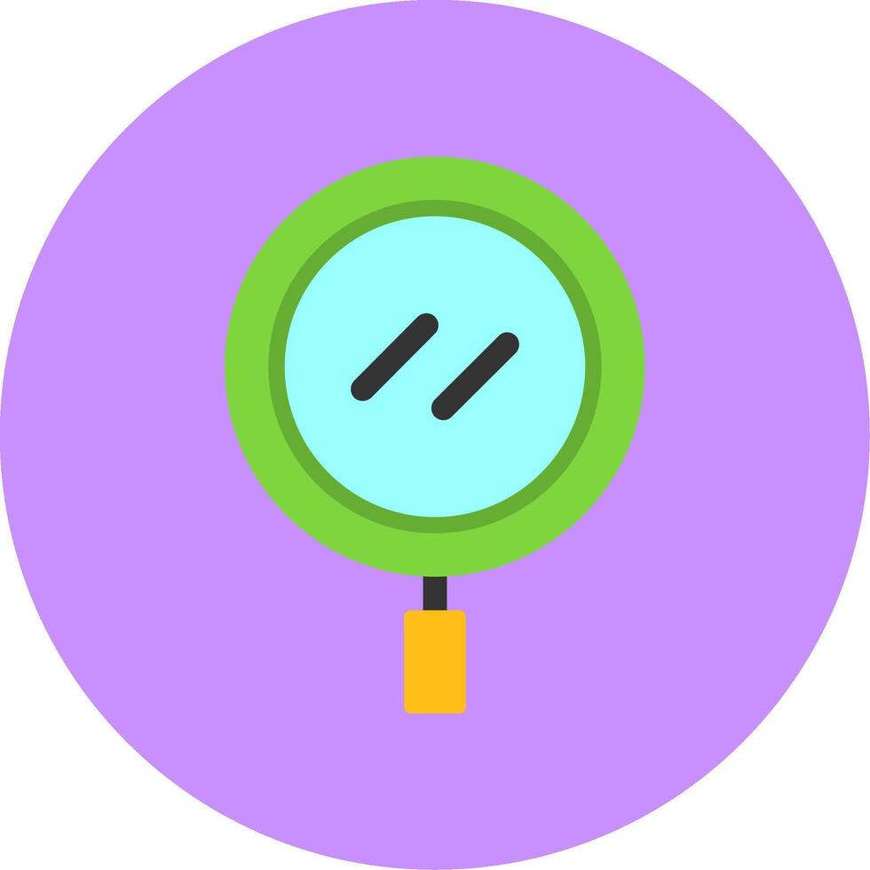 Search Flat Circle Style Icon vector