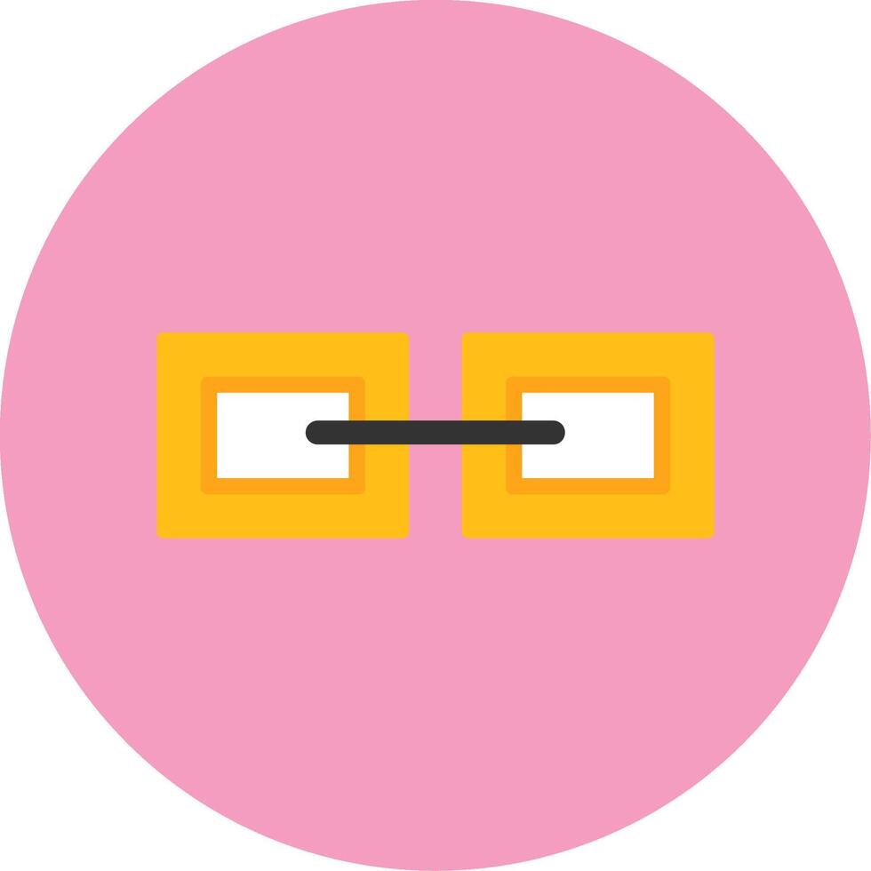 Link Flat Circle Style Icon vector