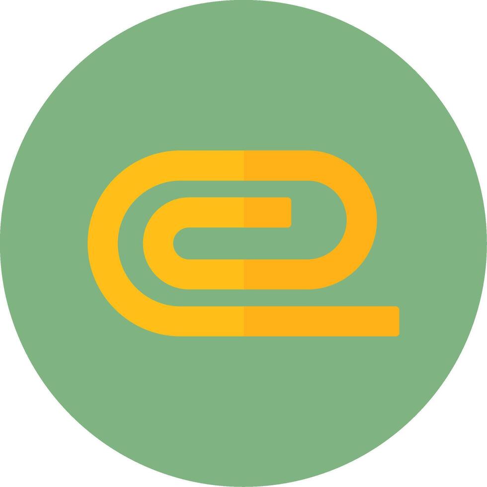 Attach Pin Flat Circle Style Icon vector