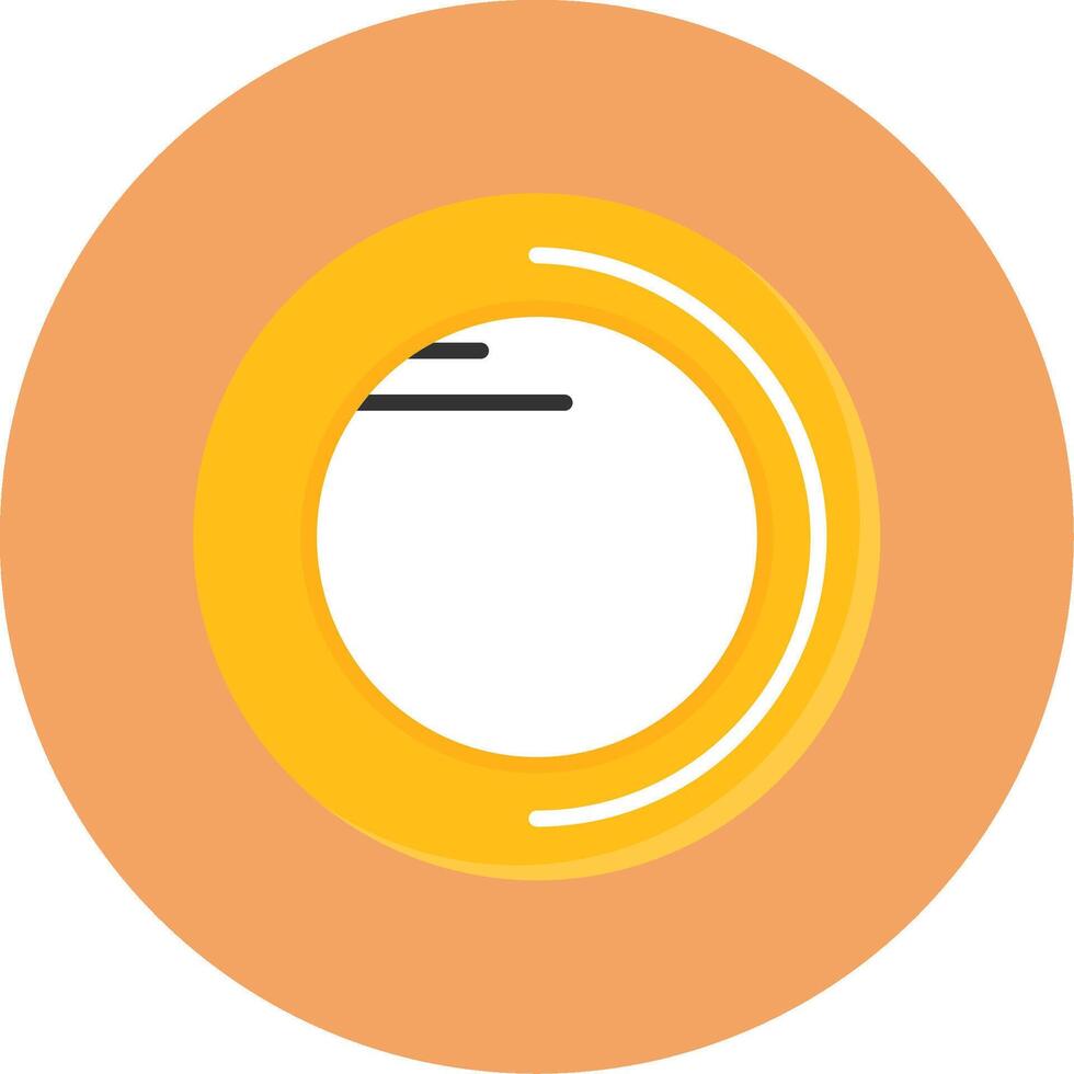 Coin Flat Circle Style Icon vector