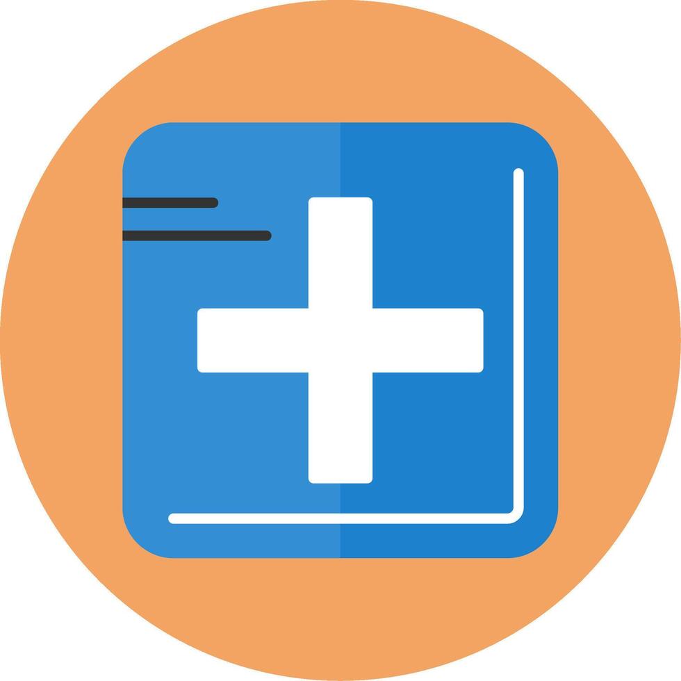 Add Flat Circle Style Icon vector