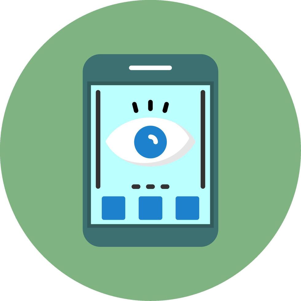 View Flat Circle Style Icon vector