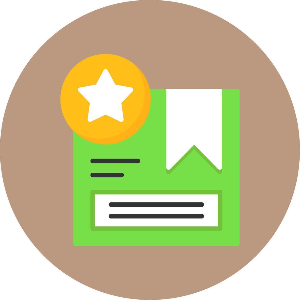 Product Review Flat Circle Style Icon vector
