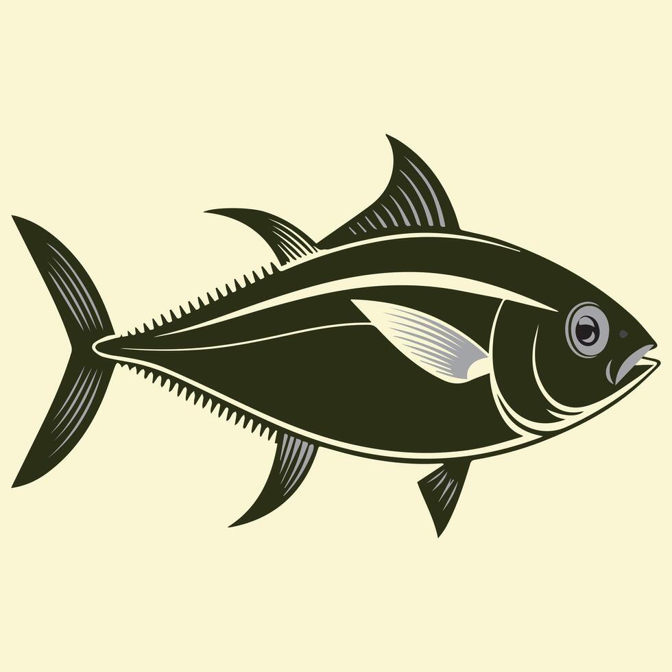 Exotic Fish Illustration for Tropical Ocean Creations vector