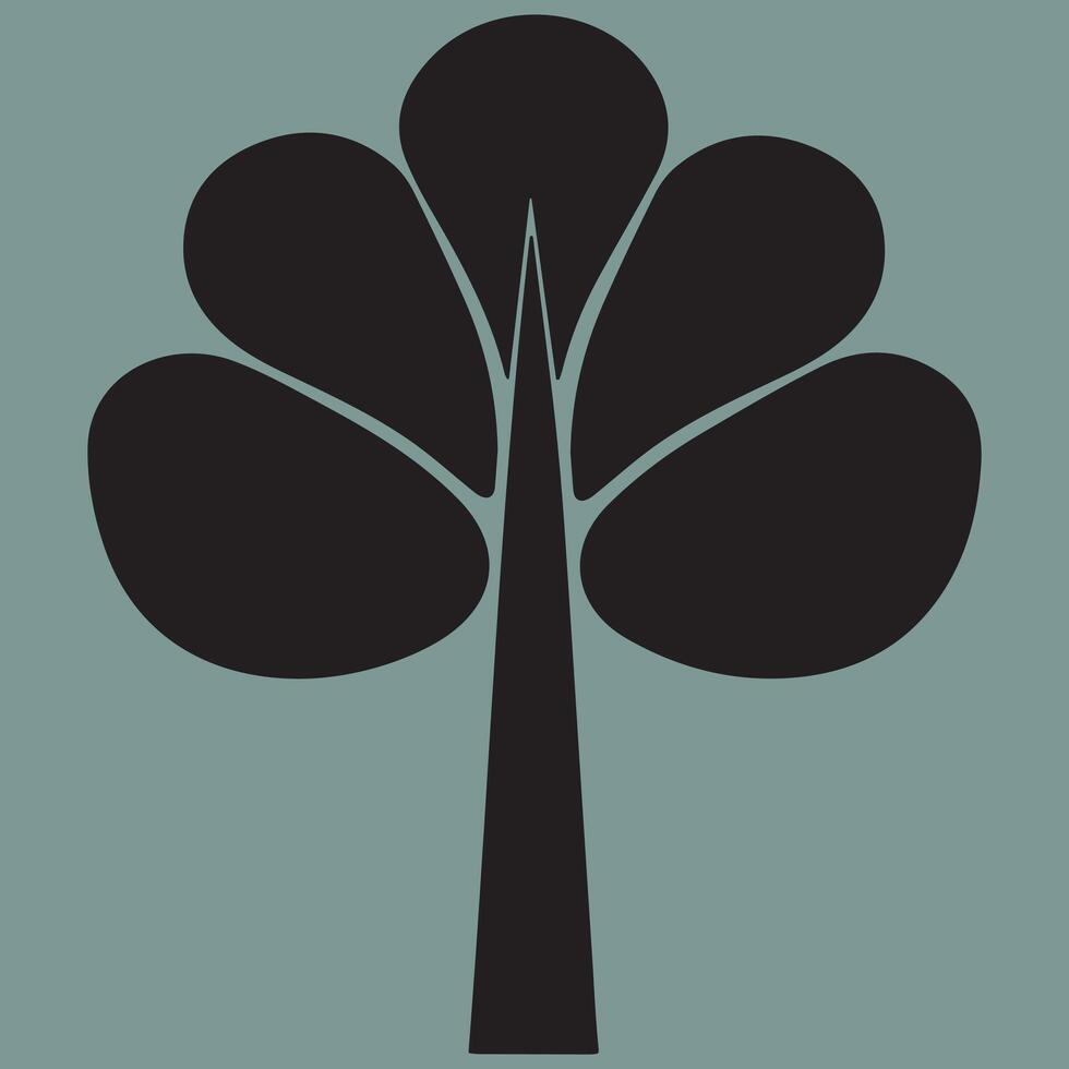 Unique Lush Tree Emblem for Branding vector