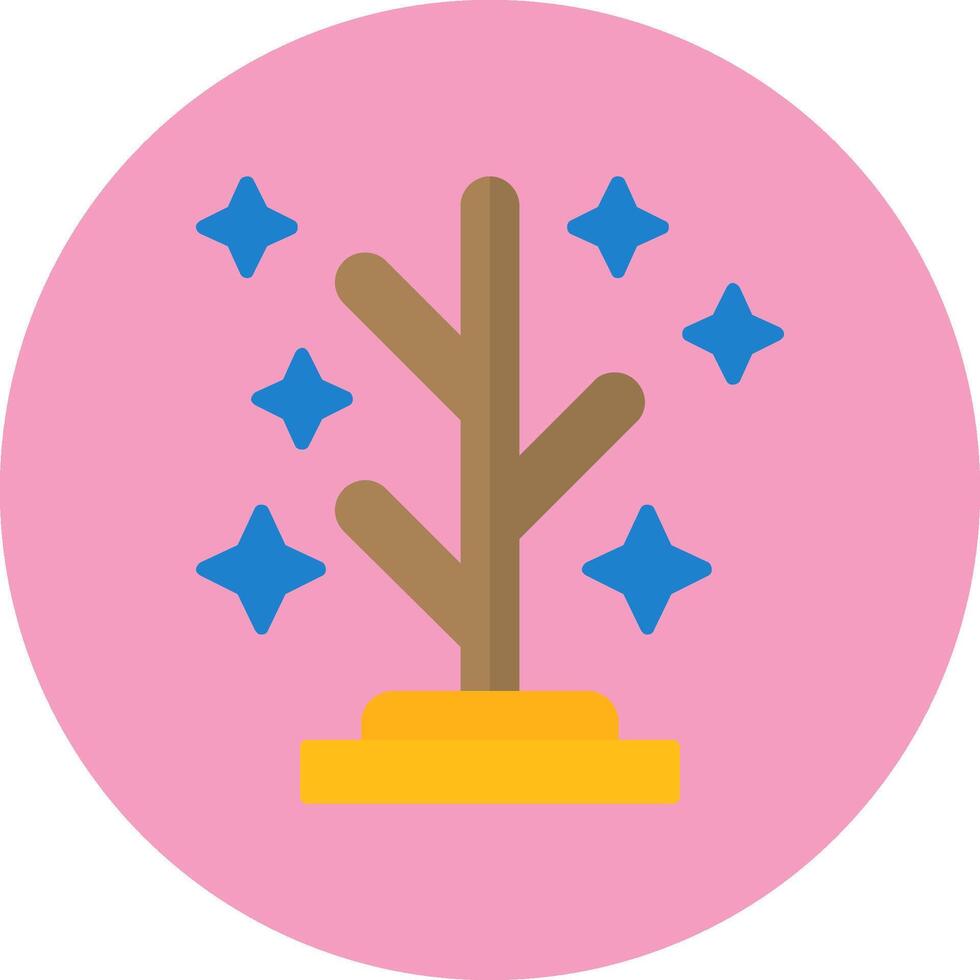 Coat rack Flat Circle Style Icon vector