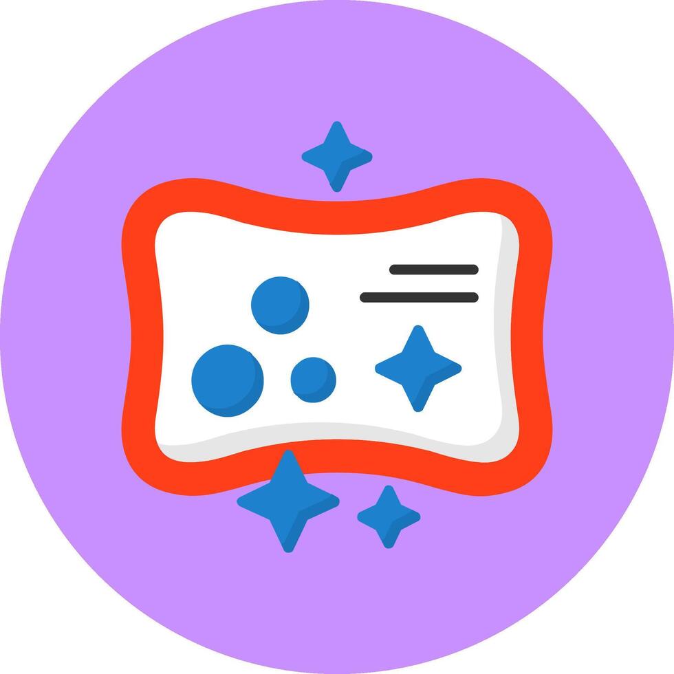 Soap Flat Circle Style Icon vector