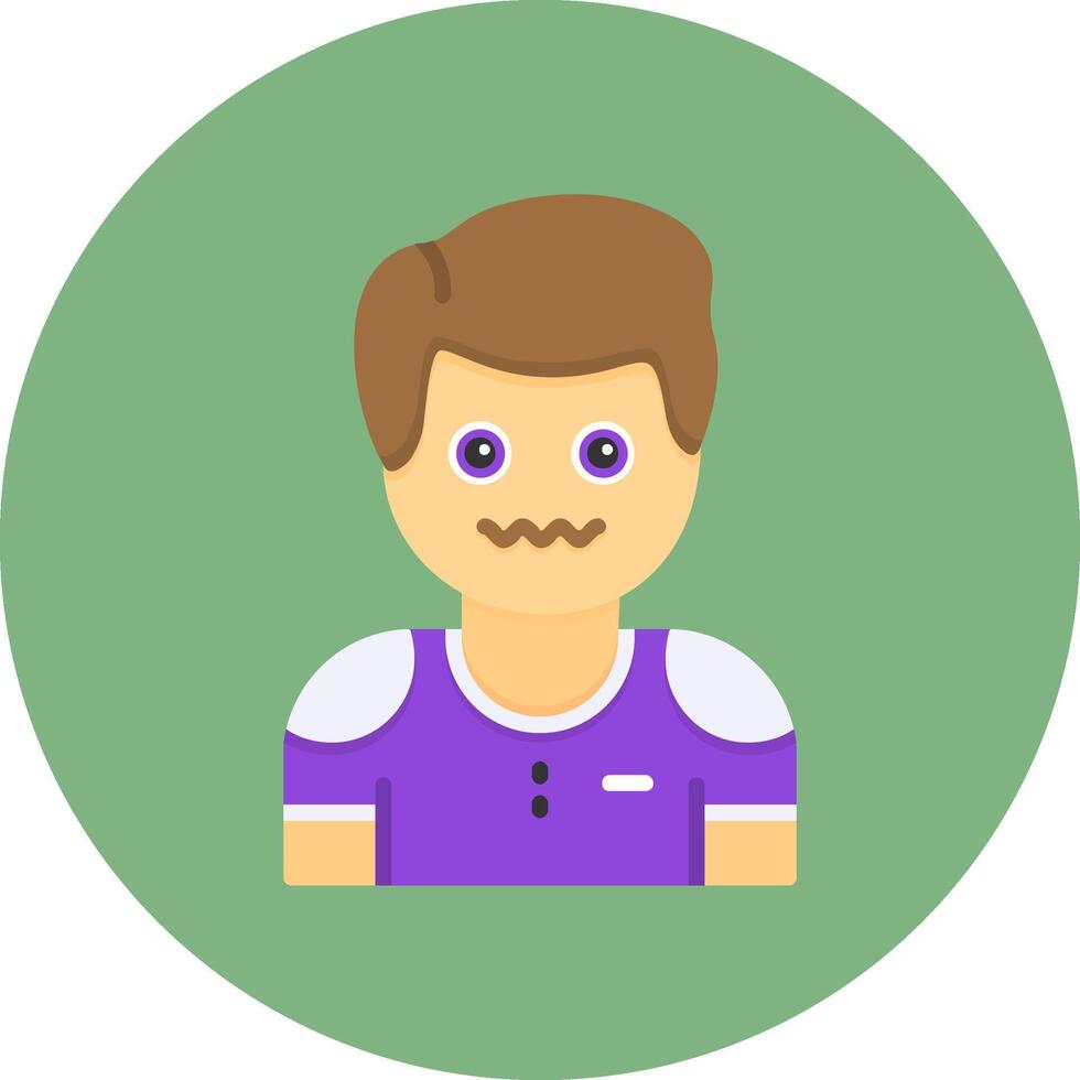 Bitterness Flat Circle Style Icon vector